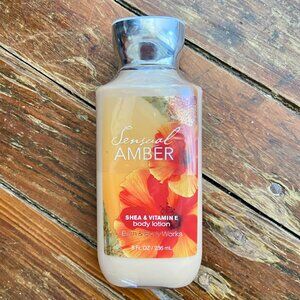 NEW Bath & Body Works SENSUAL AMBER Body Lotion Shea 8 oz Sealed